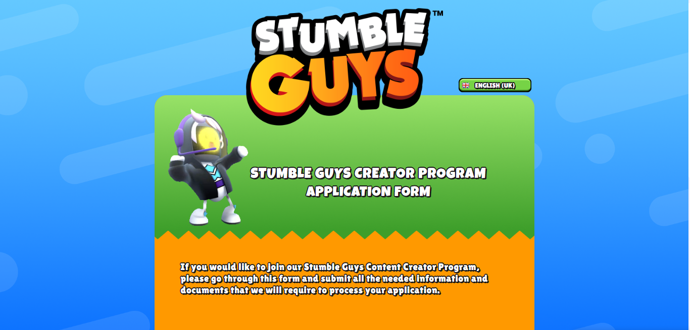 Stumble Creators Program Forms